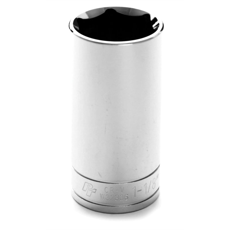 Wilmar Corp. / Performance Tool W32336 1/2" Dr 6Pt Deep Socket 1-1/8" - Pelican Power Tool