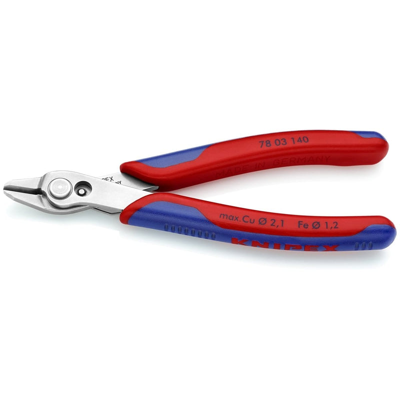 Knipex 7803140 5 1/2In Electronics Super Knips Xl-Comfort Grip - Pelican Power Tool