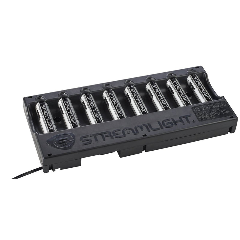 Streamlight 20224 18650 Battery 8-Unit Bank Charger (W/Batteries) - Pelican Power Tool