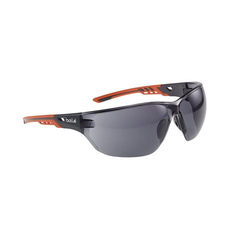 Bolle Safety NESSPSF Safety Glasses Ness Asaf Smoke Lens - Pelican Power Tool