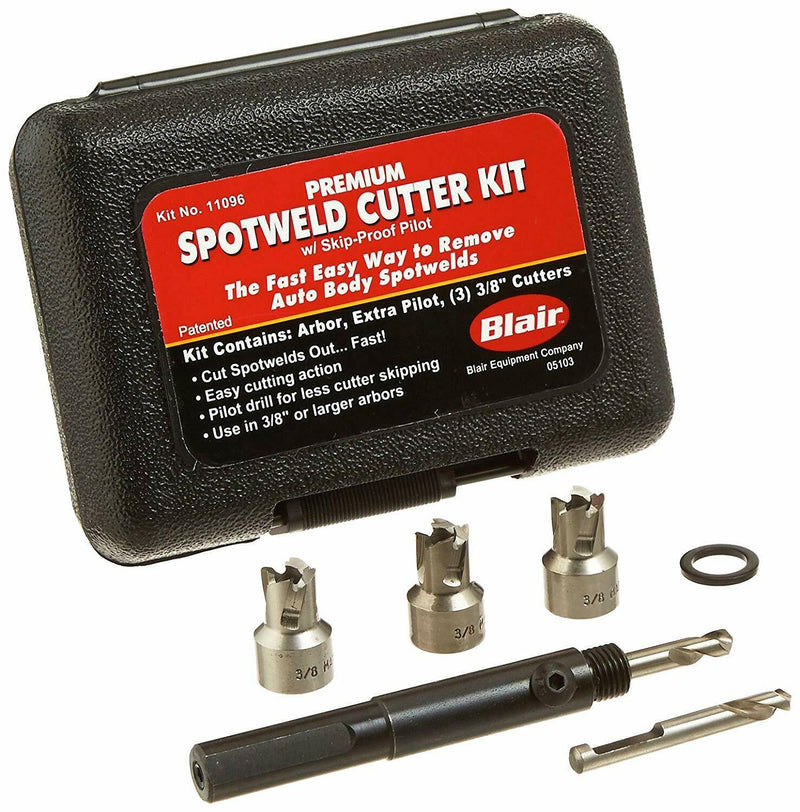 Blair 11096 Spotweld Cutter Set 3 3/8In. Cutters Arbor & Pil - Pelican Power Tool