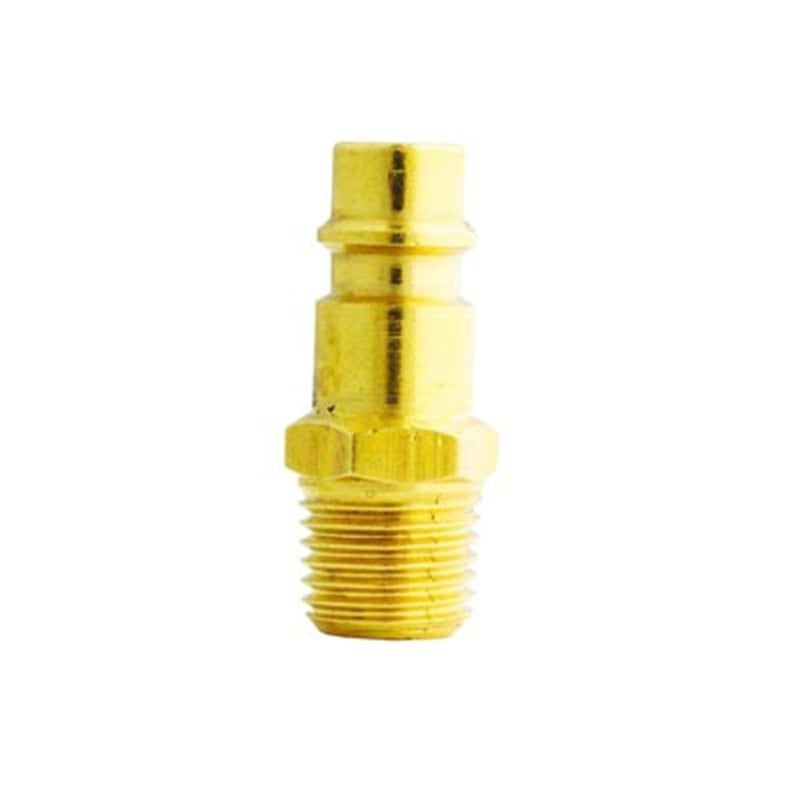 Milton Industries 762 Hi-Flo V-Style 3/8" Mnpt Brass Plug - Pelican Power Tool