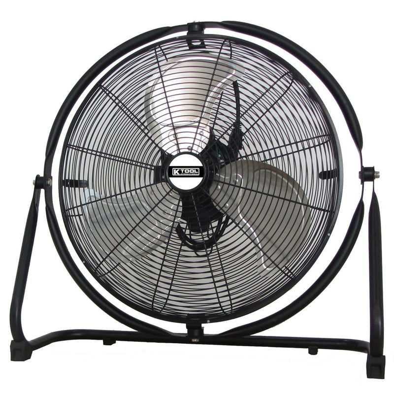 K Tool International SFC1-500BO 20" 4-Way Tilting High Velocity Industrial Floor Fan - Pelican Power Tool