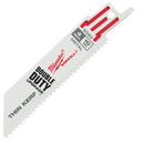 Milwaukee 48-00-5194 5-Pk Of 12v¢‚Ç¨ 18 Tpi Thin Metal Cutting Sawzall Recip Saw Blades - Pelican Power Tool