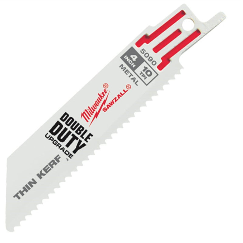 Milwaukee 48-00-5194 5-Pk Of 12v¢‚Ç¨ 18 Tpi Thin Metal Cutting Sawzall Recip Saw Blades - Pelican Power Tool