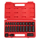 Sunex 3325 Socket Set, 3/8" Drive Sae Impact Set 25 Pcs - Pelican Power Tool