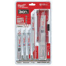 Milwaukee 49-22-1129 12-Pc Demolition Bi-Metal Sawzall Blades Set - Pelican Power Tool