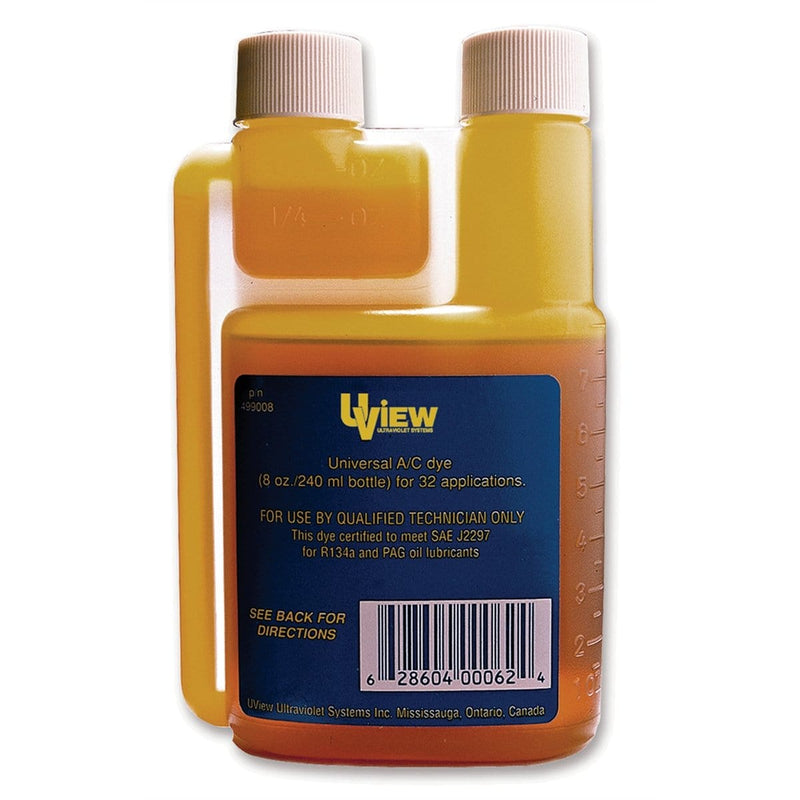 UVIEW 499008 Universal Ac Dye 8 Oz Bottle - Pelican Power Tool