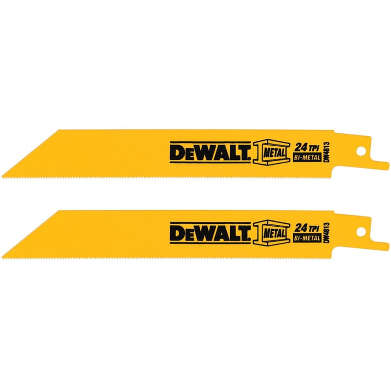 DeWalt DW4813 Recip Saw Blade 6" 24Tpi 5Pk - Pelican Power Tool