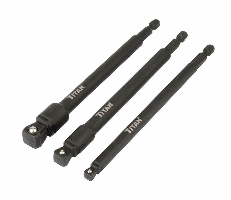 Titan 49006 3-Pc Impact Wobble Socket Adapter Se - Pelican Power Tool