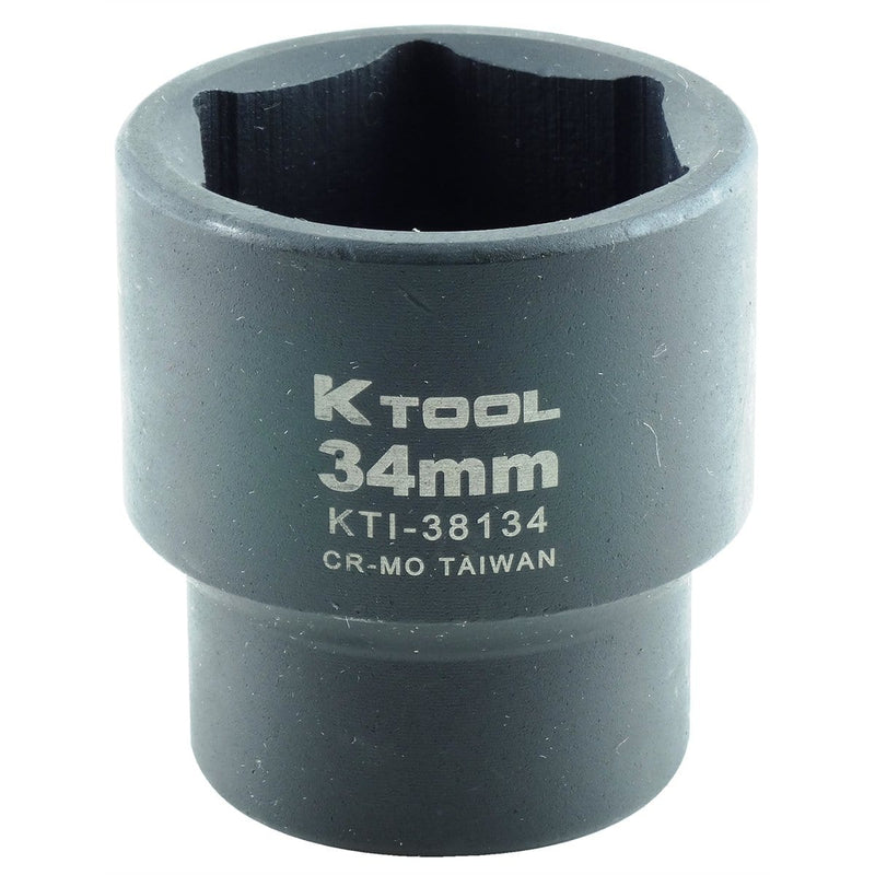 K Tool International KTI-38134 Soc Imp Met 1/2Dr 34Mm - Pelican Power Tool