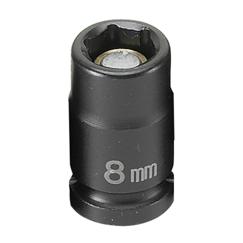 Grey Pneumatic 908MG 1/4 in. Drive x 8mm Magnetic Standard - Pelican Power Tool