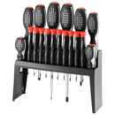 K Tool International KTI11018 18-Piece Screwdriver Set With Vertical Holder - Pelican Power Tool
