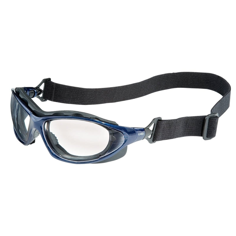 Uvex S0620X Seismic Metalic Blue Fram Clear Lens - Pelican Power Tool