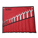 K Tool International KTI-41011 Wrench Set Combination 11 Pc Sae Kit Bag - Pelican Power Tool