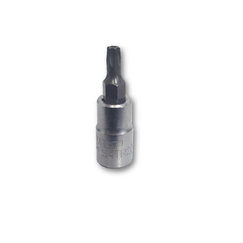 Vim Products PFS4TR20 Tr20 Tamper Proof Torx Bit Satin 1/4 Sq - Pelican Power Tool