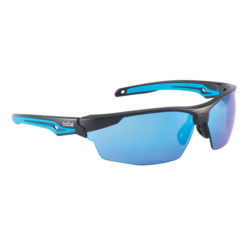 Bolle Safety 40304 Safety Glasses Tryon As Blue Flash Lens - Pelican Power Tool