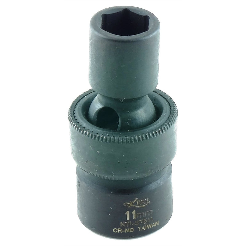K Tool International KTI-37511 Soc 11Mm 3/8D Imp Univ 6Pt - Pelican Power Tool