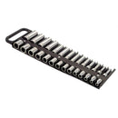 Lisle 40210 Socket Holder Magnetic 3/8In Dr F/28 Sockets Black - Pelican Power Tool