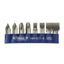 Vim Products IMPACT-8 Imp Qual S2 Bit Set 8Pc, P1-P4, 1/4 5/16 3/8 1/2 - Pelican Power Tool