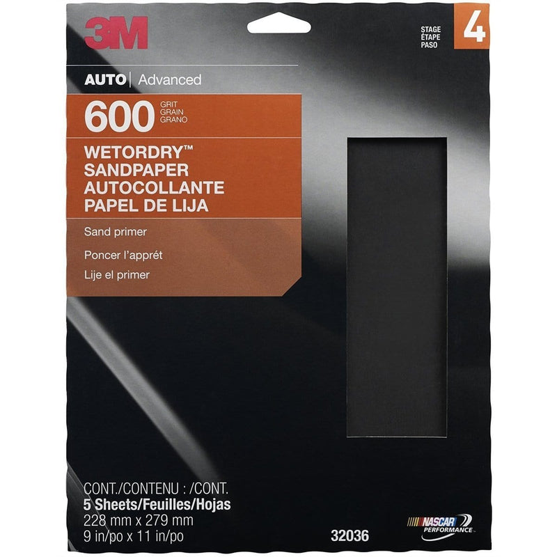 3M 32036 Paper Sheets-Wetordry 9"X 11" P600 5/Pk 10Pk/Cs - Pelican Power Tool