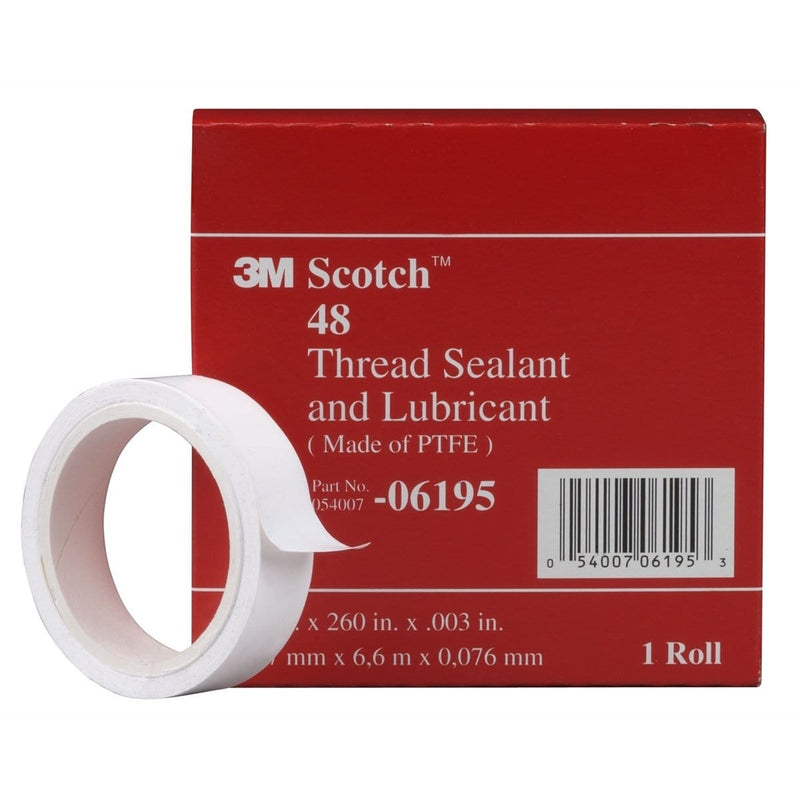 3M 6195 Sealant Tape Scotch Pipe Thread 1/2 X 260 - Pelican Power Tool