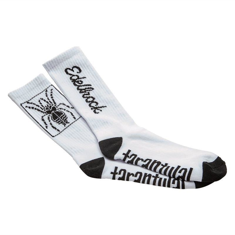 EDELBROCK 189221 Black Tarantula Crew Socks (Pair) - Pelican Power Tool