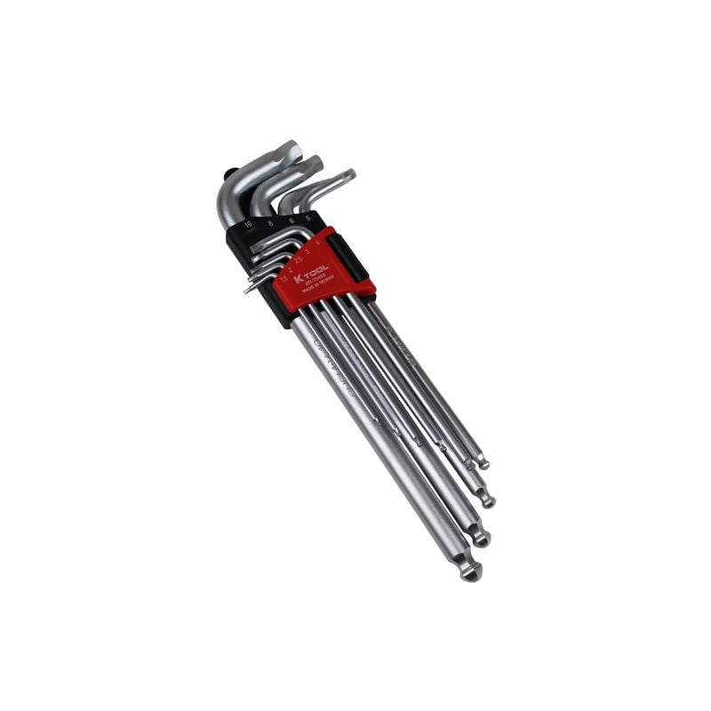 K Tool International HKB2-9TS Damaged Hex Screw Removing Allen Key Set 9Pc - Pelican Power Tool