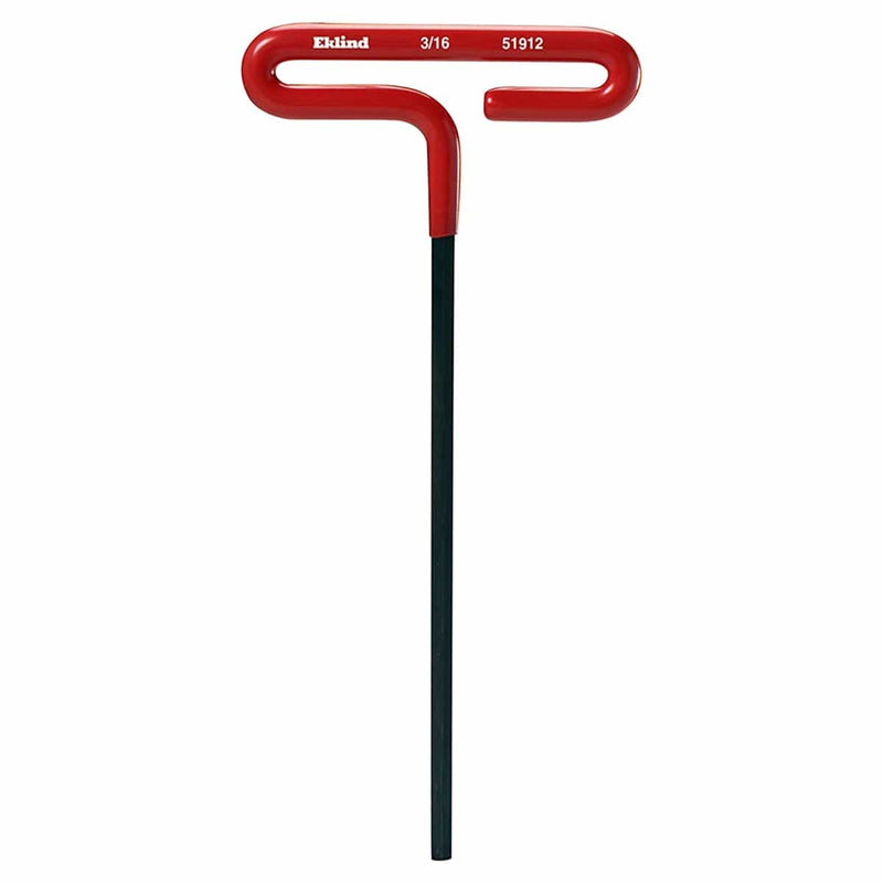 Eklind Tool Company 51912 Hex Key 3/16In. T-Handle 9In. Cushion Grip - Pelican Power Tool