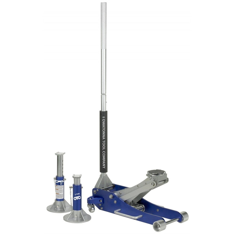 OTC LDJA2-SET 2 Ton Aluminum Jack And Stand Set - Pelican Power Tool