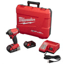Milwaukee 2760-22CT M18 Fuel Surge 1/4 Hex Hydraulic Driver (2) 2.0 Ba - Pelican Power Tool