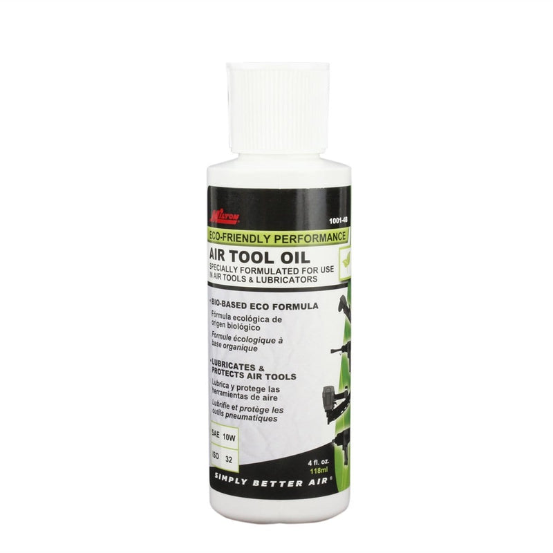 Milton Industries 1001-4B Air Tool Oil, Eco-Friendly, 4 Oz - Pelican Power Tool