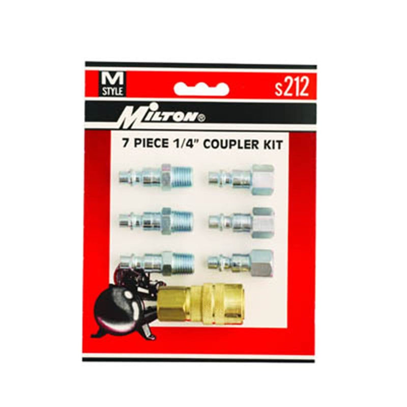 Milton Industries S-212 7 Piece M-Style Coupler Kit - Pelican Power Tool