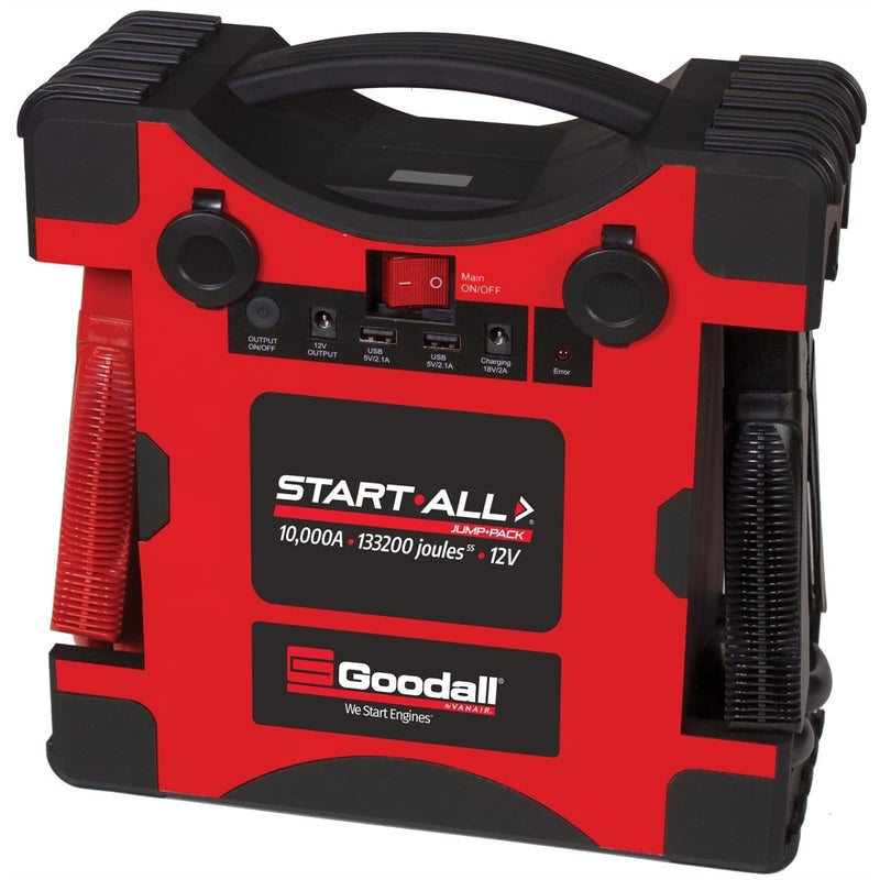 GOODALL MANUFACTURING JP-12-10000T Jump Pack 12V 10000 Amp Rev.02 - Pelican Power Tool