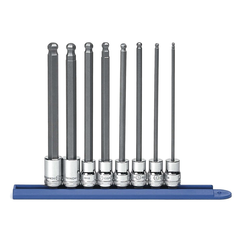 GearWrench 80573 8Pc 3/8" Drive Metric Ball Hex Bit Socket Set - Pelican Power Tool