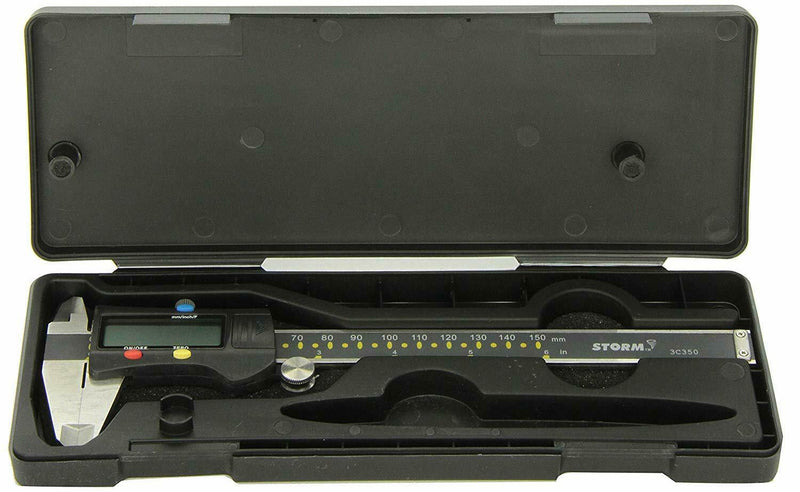 Central Tools 3C350 Digital Caliper With Fractional - Pelican Power Tool