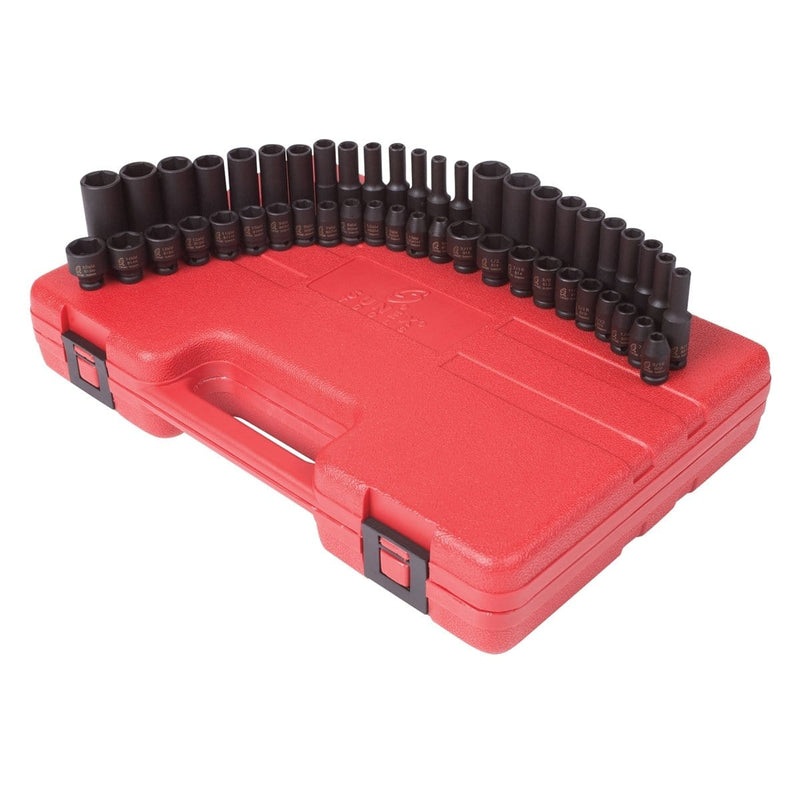 Sunex 1848 48-Piece 1/4 In. Drive, Impact Socket - Pelican Power Tool