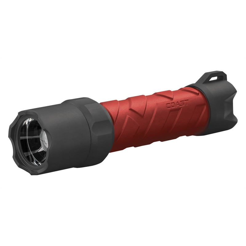 COAST Products 20519 Polysteel 600R Rechargab Red Body Flashlight / Box - Pelican Power Tool