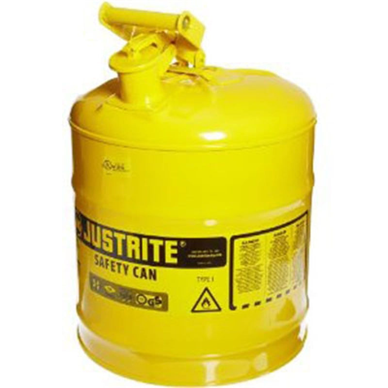 Justrite Mfg. Co. 7150200 5Gal/19L Safety Can Yellow - Pelican Power Tool