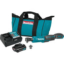 Makita RW01R1 Cxt Cordless 3/8 1/4 Square Ratchet Kit - Pelican Power Tool