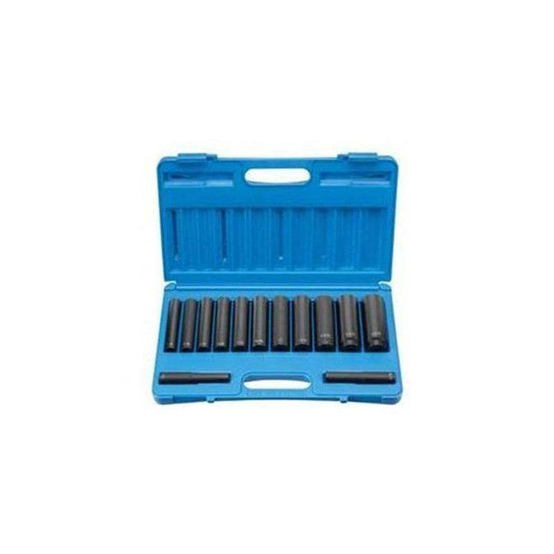 Grey Pneumatic 1313XD 1/2" Drive 13-Piece Extra-Deep Set - Pelican Power Tool