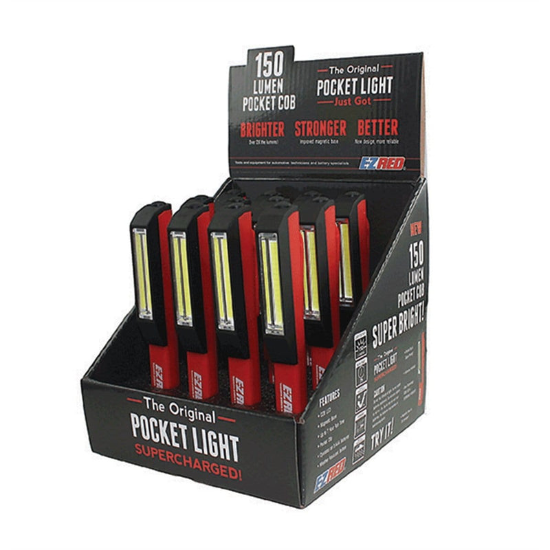 E-Z Red PCOB12PK 12 Pack Of Red Pcob Lights - Pelican Power Tool