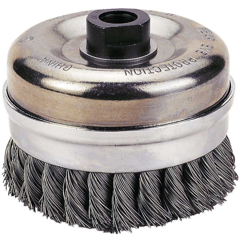 Firepower 1423-2116 Cup Brush, 6" Knotted Wire - Pelican Power Tool