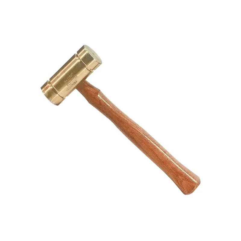K Tool International KTI-71733 32 Oz. Brass Hammers With Hickory Handles, 1-1/2 I - Pelican Power Tool