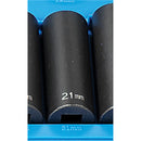 Grey Pneumatic 2121MD 1/2 in. Drive x 21mm Deep - 12-Point - Pelican Power Tool