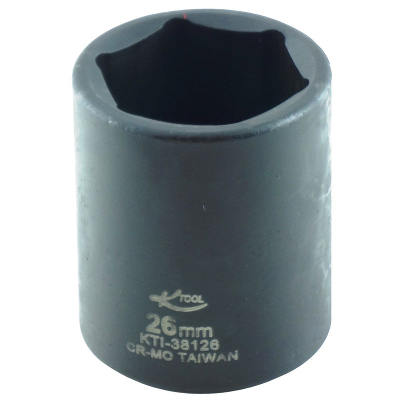 K Tool International KTI-38126 Soc Imp Met 1/2Dr 26Mm - Pelican Power Tool