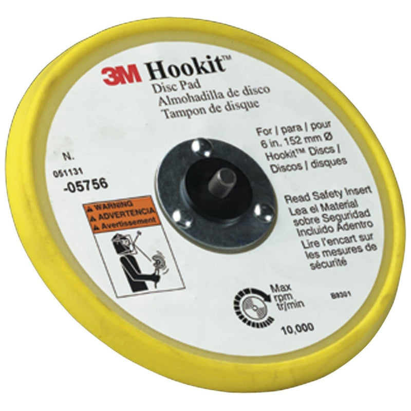 3M 5756 6" Hookit Low Profile Disc Pad - Pelican Power Tool