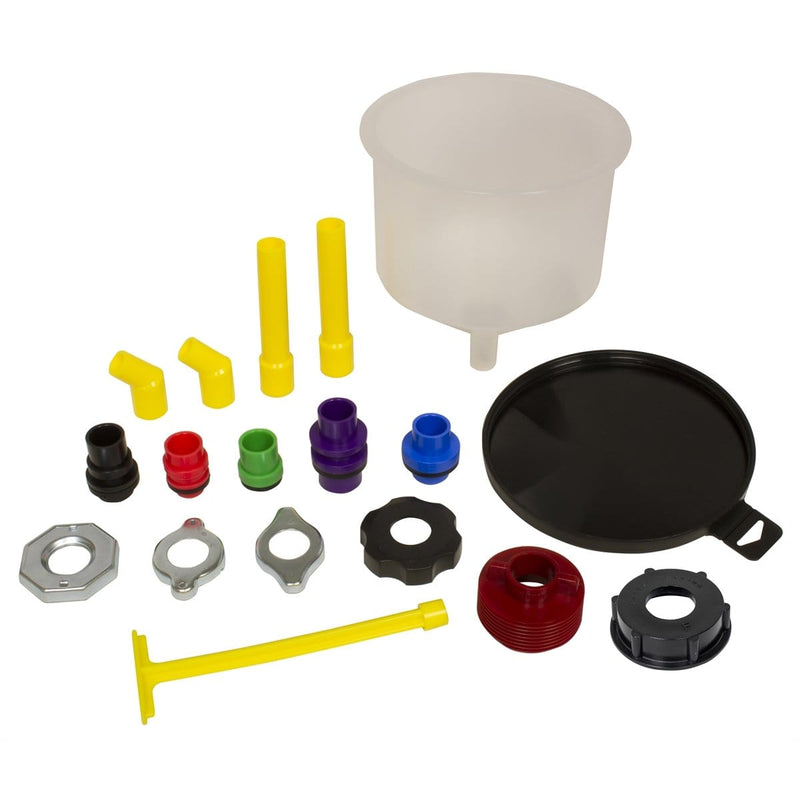 Lisle 24780 Spill-Free Funnel, 18Pc - Pelican Power Tool