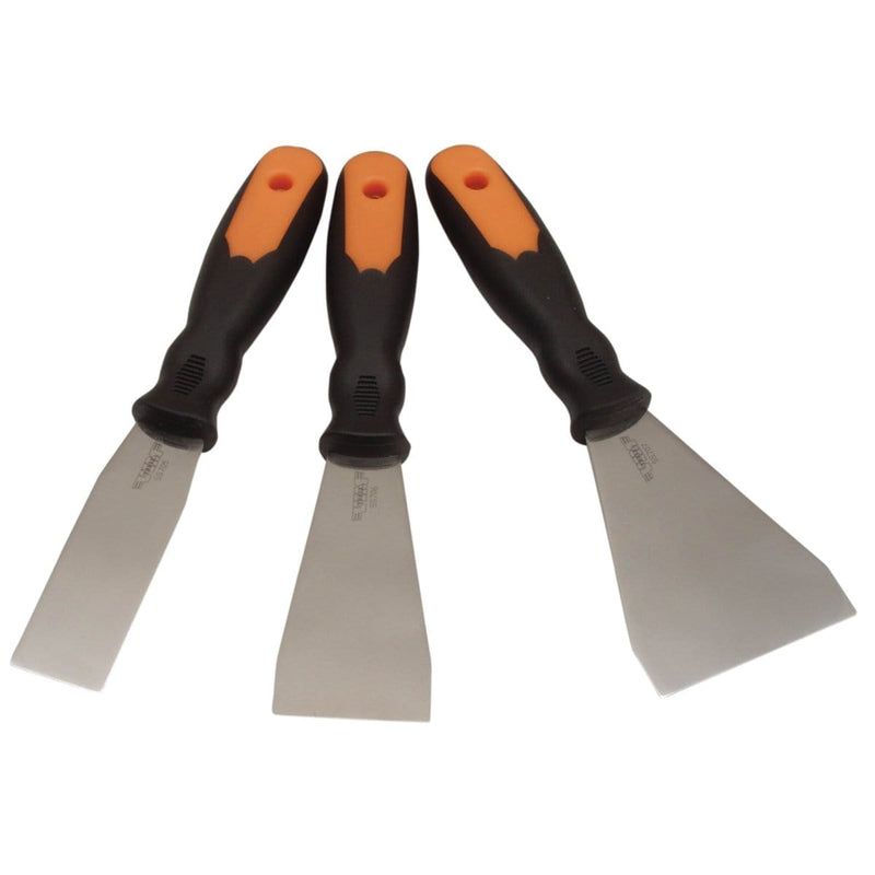 Vim Products SS7100 Putty Knives 3Pc Set Flex S/Steel - Pelican Power Tool