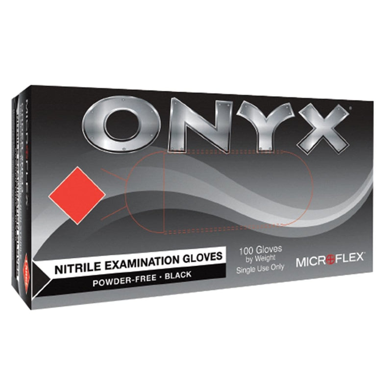 Microflex N644 Onyx Black Nitrile Exam Gloves Xl 100Pk - Pelican Power Tool